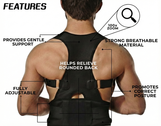 Posture Corrector Belt for Back Pain (Universal Size)